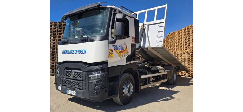 Flotte de camions d’Emballages Diffusion